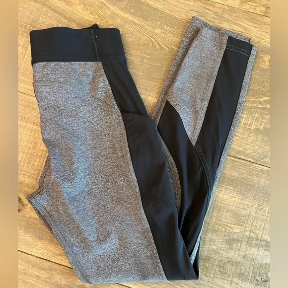 LULULEMON Box It Out Tight Black Heathered/Black  Size 4 *See description* - Picture 3 of 8